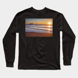 Worms Head, Rhossili Bay Long Sleeve T-Shirt